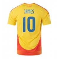 Camiseta Colombia James Rodriguez #10 Primera Equipación Copa America 2024 manga corta